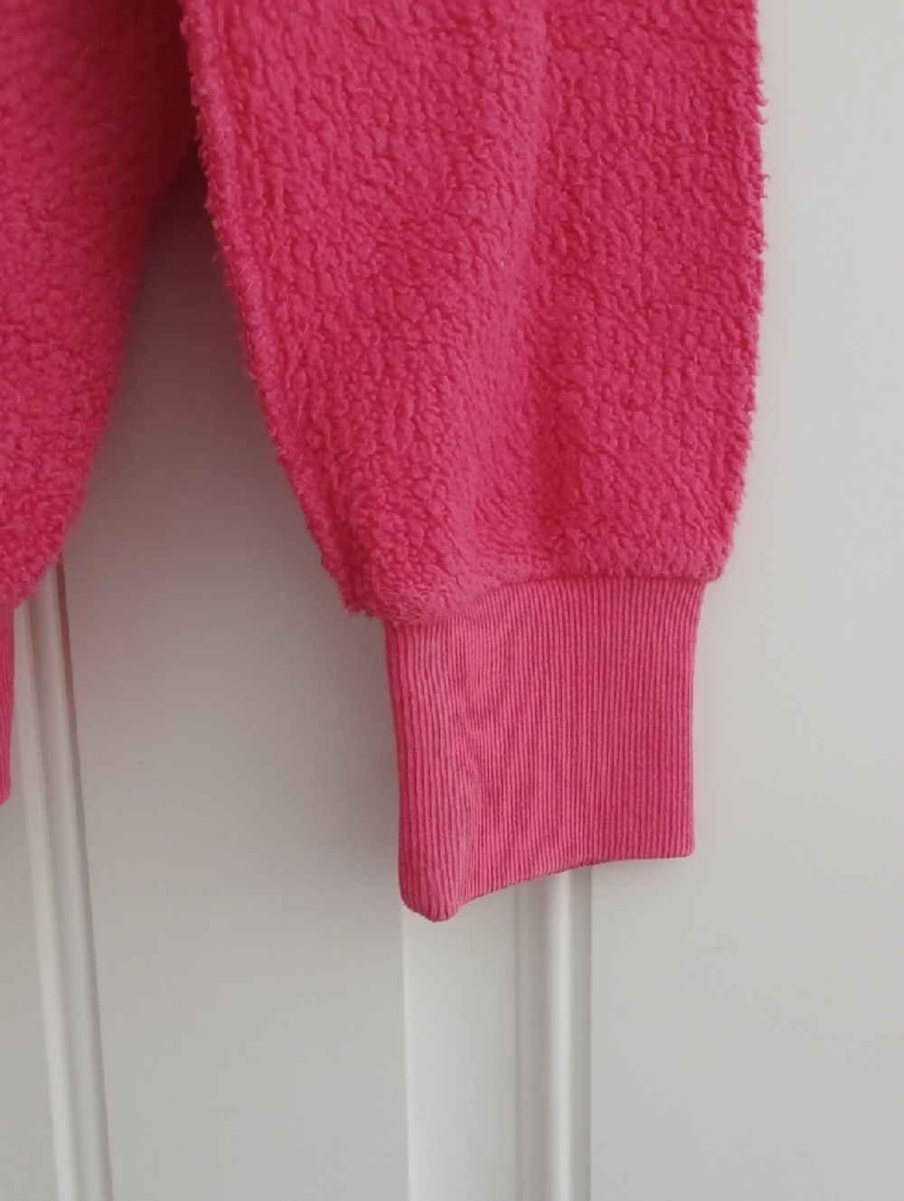 perfectwhitetee "Ziggy" Reverse Fleece Pink Crewneck Sweatshirt, Size XS - Picture 4 of 7